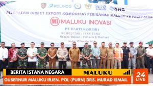 Gubernur Maluku Irjen.  Pol (Purn.) Drs.  Murad Ismail, Secara Resmi Meluncurkan Pusat Inovasi Ekspor Maluku