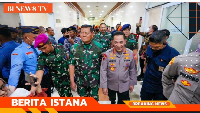 Bentuk Sinergitas TNI-Polri! Kapolri Dampingi Laksamana Yudo Margono Fit and Proper Test